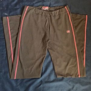 Helly Hansen XL Joggers Yoga Pants Womens Grey with Pink stitching